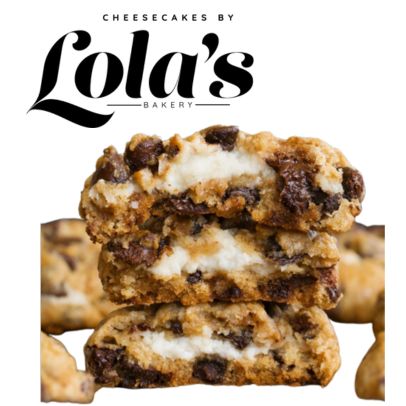 Cheesecake Chocolate Chip Cookies with Walnuts