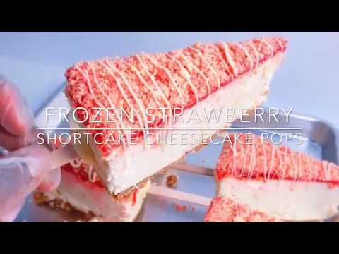 Strawberry Cheesecake on a Stick